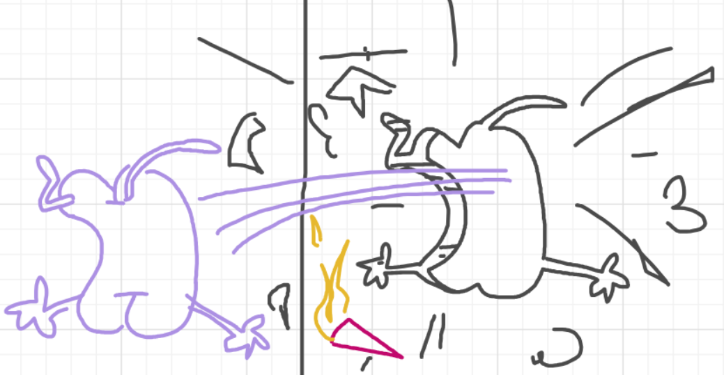 A panel from I've Been Everywhere, Man, episode nine of the Board Boards object show by Furretwalk/WalkingFurret.